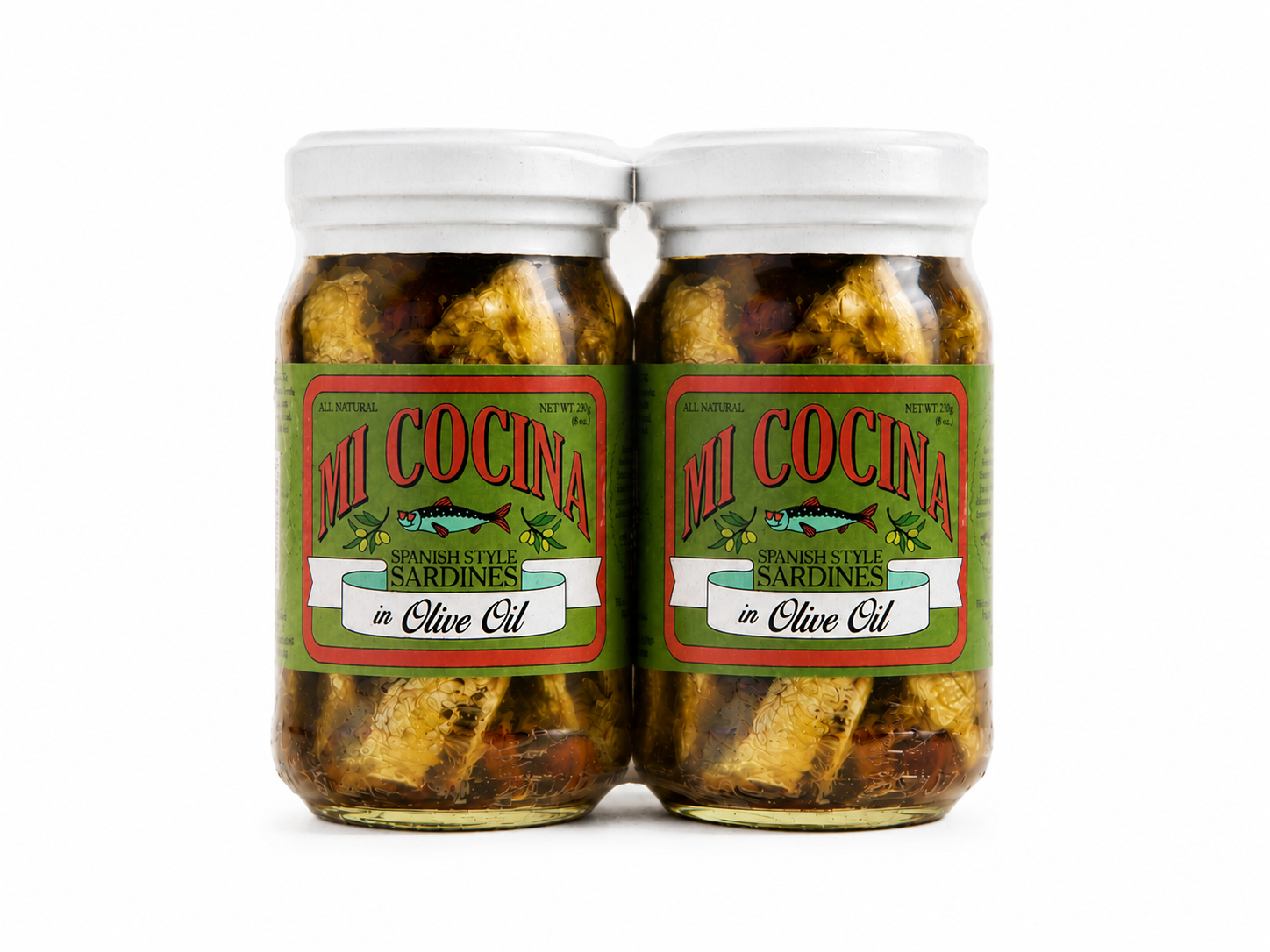 Mi Cocina Spanish Style Sardines in Olive Oil 2 jars